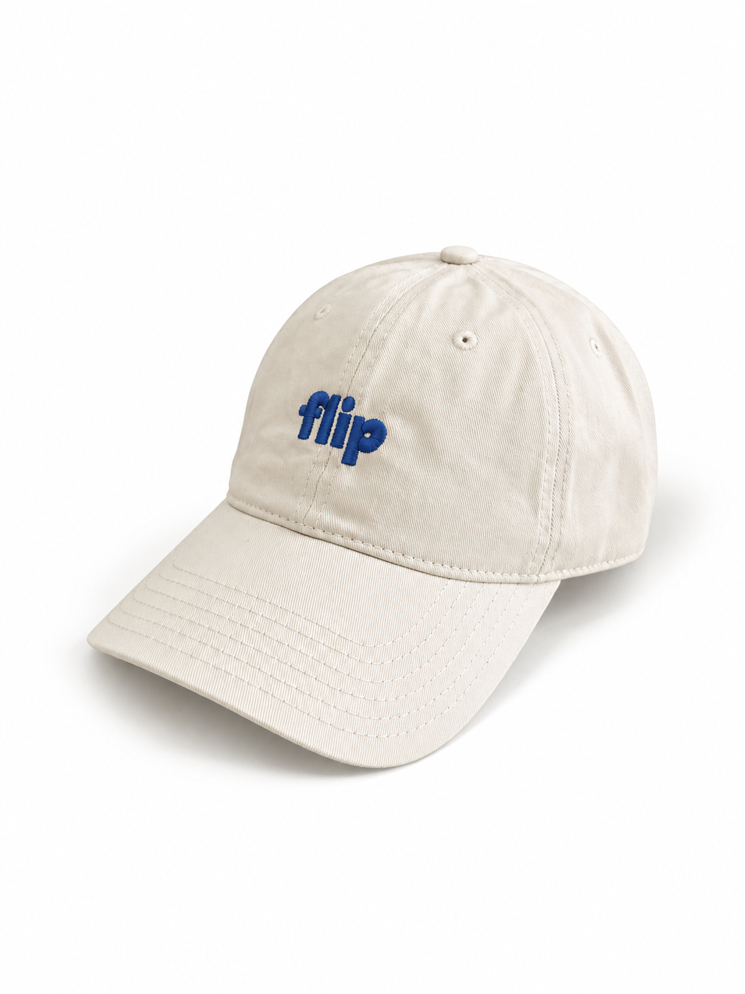 Beige Flip Cap