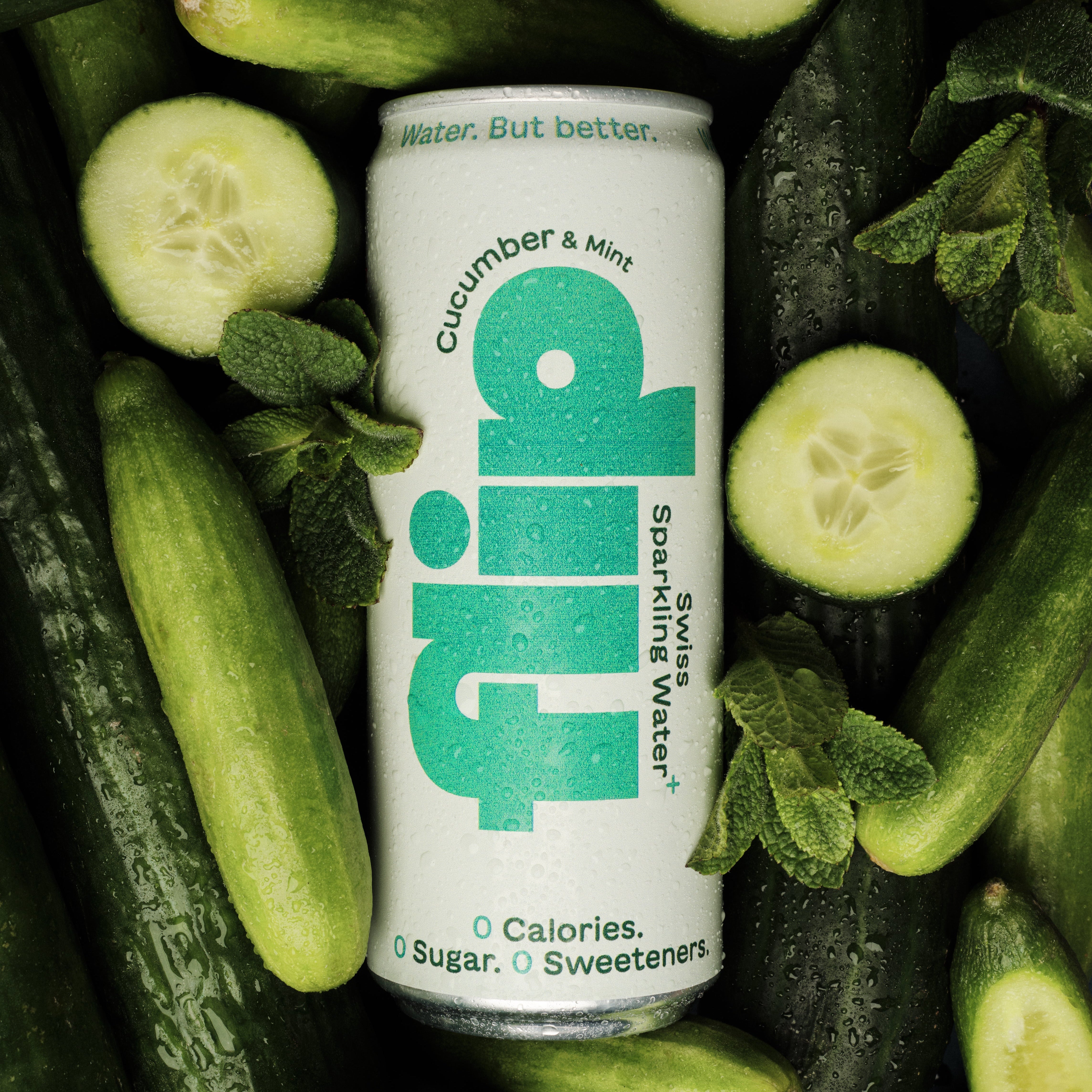 Cucumber & Mint | Flip Flavored Swiss Sparkling Water – Flip